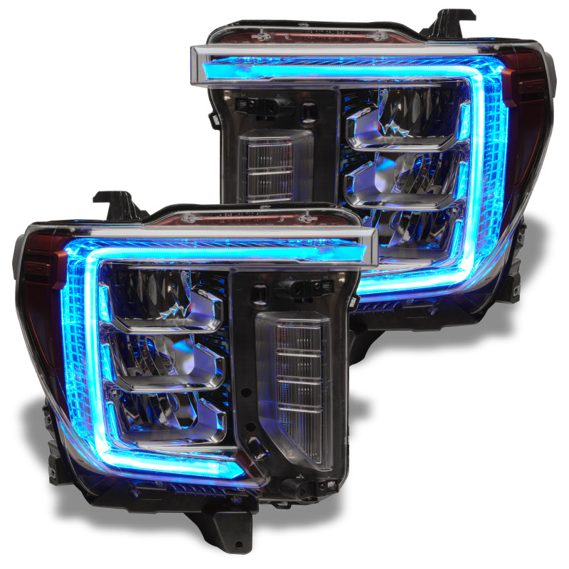 Oracle 20-21 GMC Sierra 2500/3500 HD RGB+W Headlight DRL Kit - ColorSHIFT w/o Cntrl SEE WARRANTY