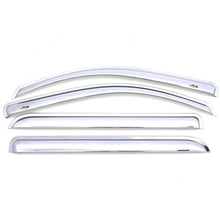 Cargar imagen en el visor de la galería, AVS 07-18 Jeep Patriot Ventvisor Outside Mount Front &amp; Rear Window Deflectors 4pc - Chrome