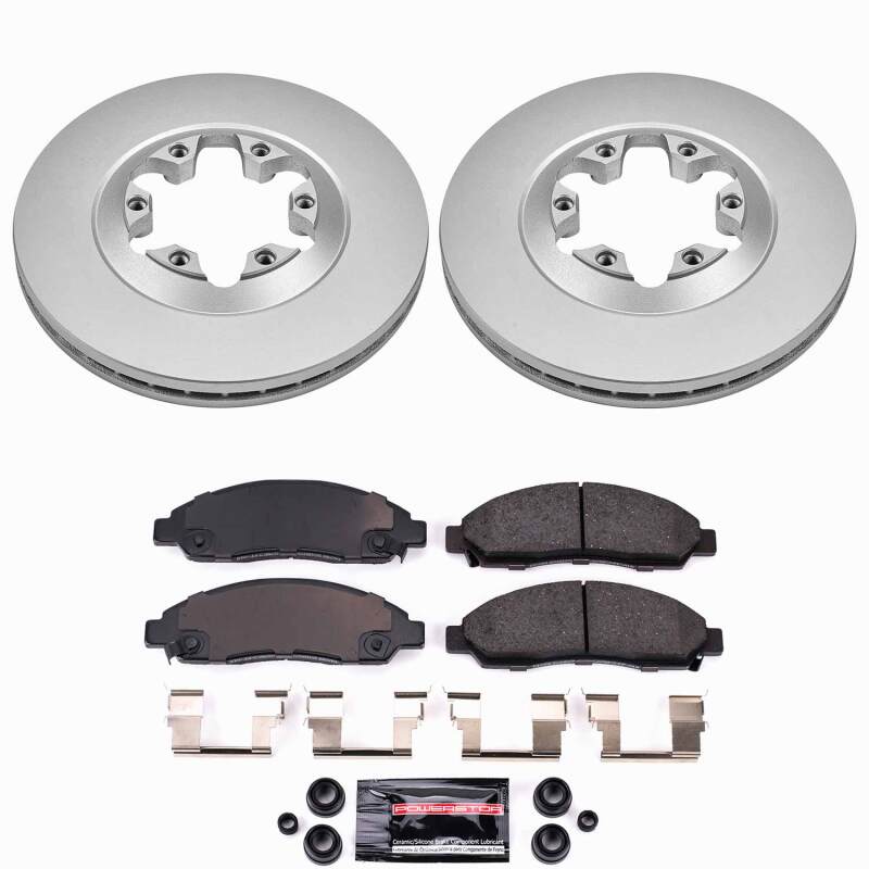 Power Stop 04-08 Chevrolet Colorado Front Z23 Coated Brake Kit