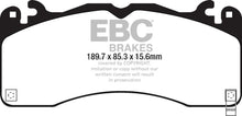 Cargar imagen en el visor de la galería, EBC 15+ Ford Mustang 5.0 Performance Pkg Yellowstuff Front Brake Pads