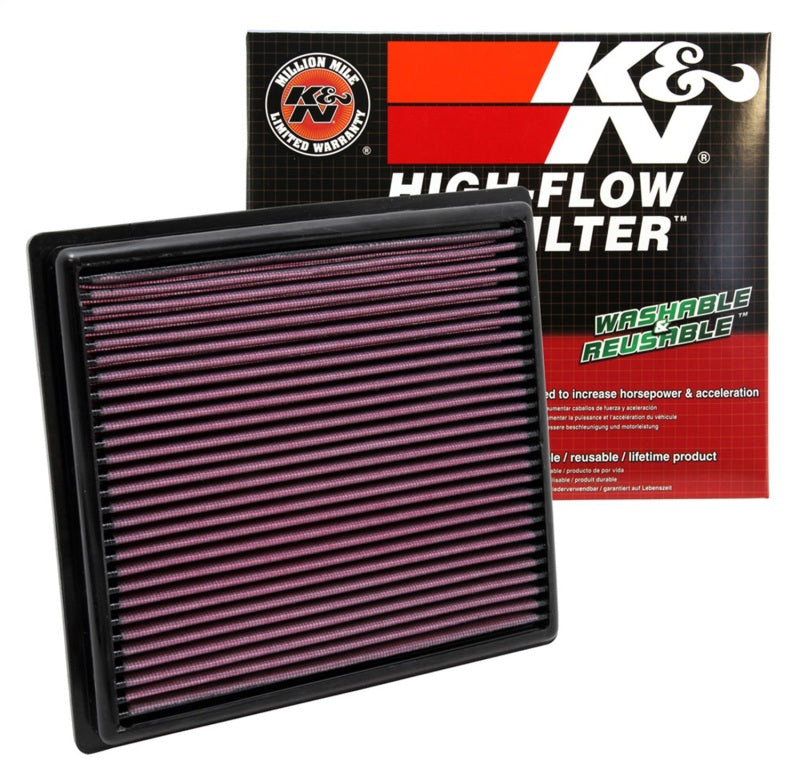 K&N Replacement Air Filter — Fits 2010-2016 Lexus RX350 & 2010-2015 Toyota Sienna 3.5L V6