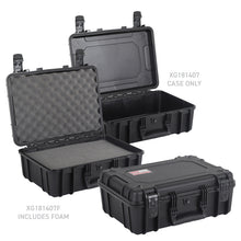 Load image into Gallery viewer, Go Rhino XVenture Gear Hard Case w/Foam - Medium 18in. / Lockable / IP67 - Tex. Black