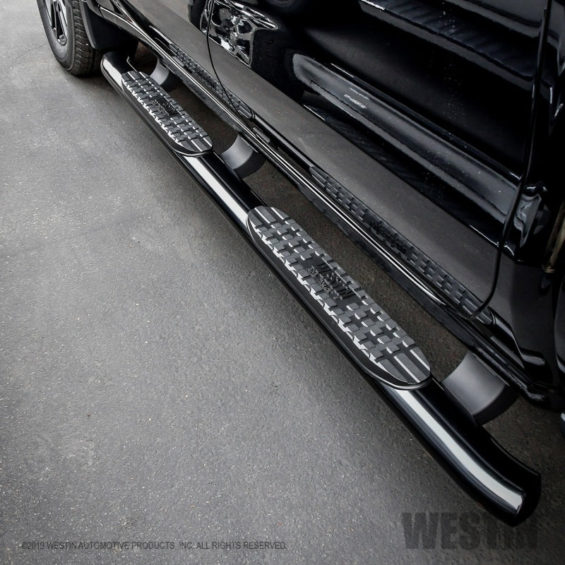 Westin PRO TRAXX 4 Oval Nerf Step Bars — Fits 2019-2024 Chevy Silverado/GMC Sierra 1500 Double Cab