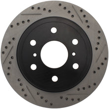 Cargar imagen en el visor de la galería, StopTech 05-10 GMC Sierra (w/ Rear Drum) / 07-09 GMC Yukon Rear Right Slotted &amp; Drilled Rotor