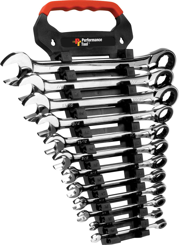 Performance Tool 12 PC SAE Ratchet Wrench SET (W30641)