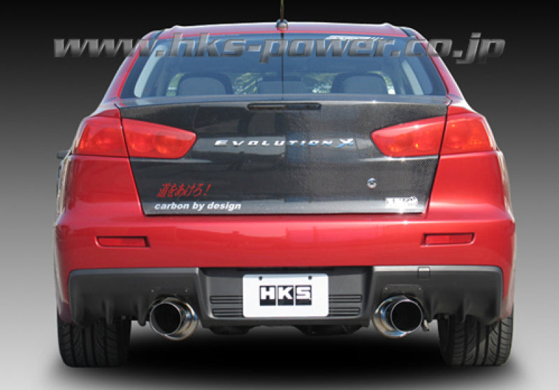 Escape Catback de doble punta Hi-Power HKS 08-09 Evo 10