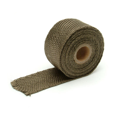 DEI Titanium Exhaust Wrap 2in x 15ft Thermal Heat Shield — Universal Automotive and Motorcycle Fitment