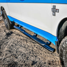 Cargar imagen en el visor de la galería, Westin 2019 Chevrolet Silverado/Sierra 1500 Crew Cab Non LD PRO TRAXX 5 Oval Nerf Step Bars - Black