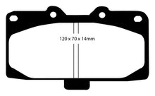 Cargar imagen en el visor de la galería, EBC 89-95 Nissan Skyline (R32) 2.6 Twin Turbo GT-R Yellowstuff Front Brake Pads