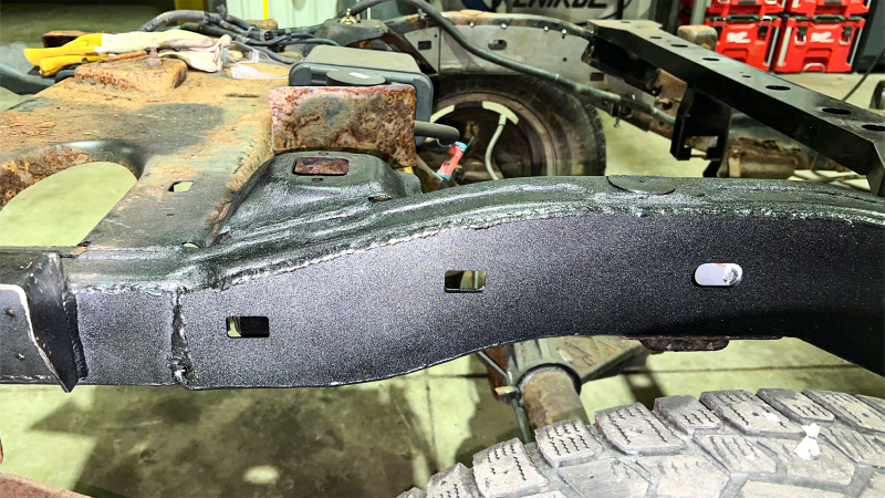 Rust Buster RB7502L Rear Over Axle Frame Section - Left — Fits 2004-2012 GM Colorado & Canyon Crew Cab