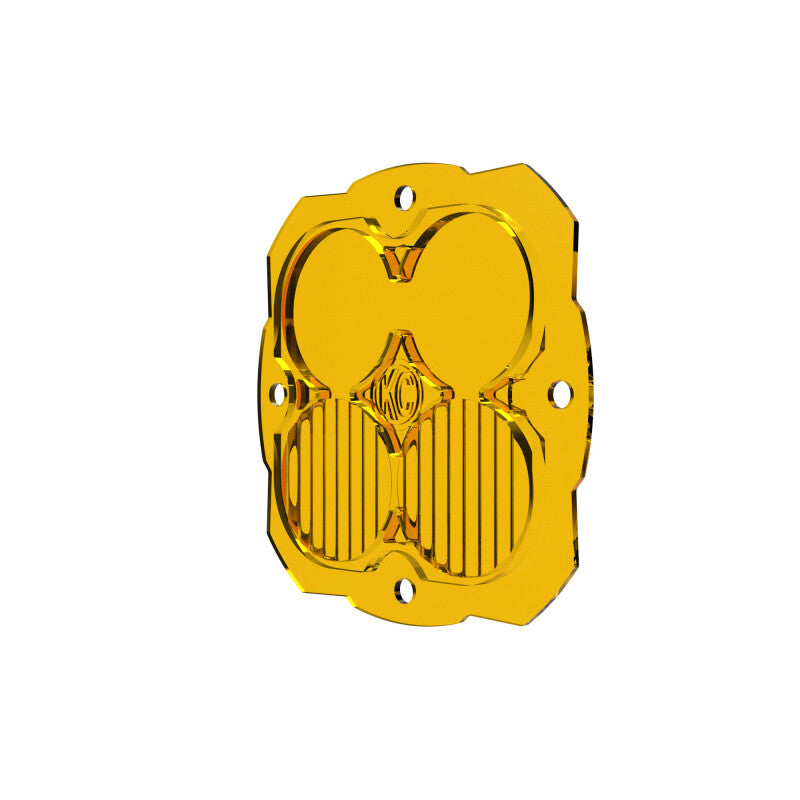 KC HiLiTES FLEX ERA 4 Performance Yellow Combo Beam Lens — Replacement for FLEX ERA 4 Lights
