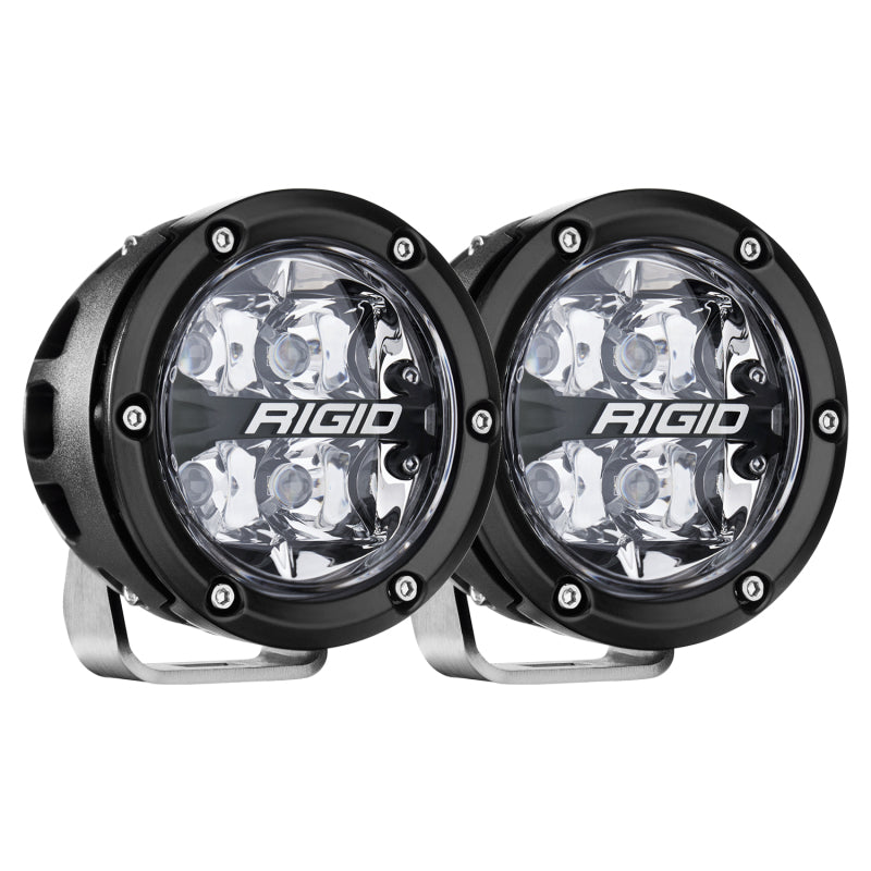 Foco LED todoterreno de 4 pulgadas de la serie 360 ​​de Rigid Industries, RGBW (par)
