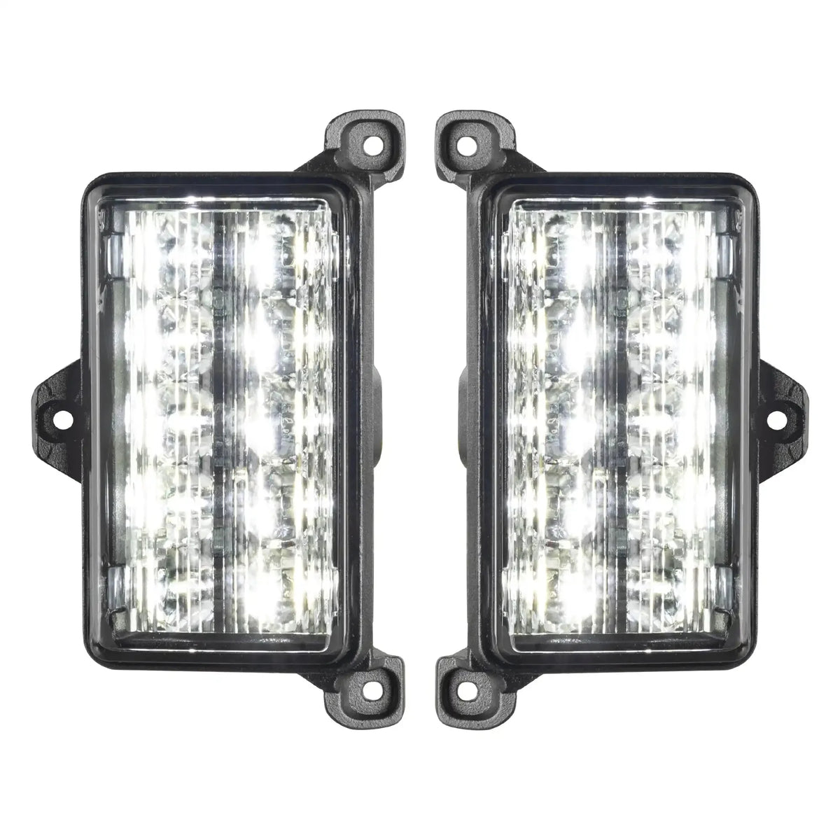 Oracle Jeep Wrangler JK Dual Function  Reverse LED Modules Flush Tail Light - Amber/White