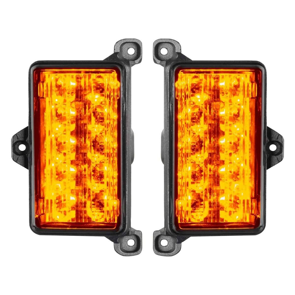 Oracle Jeep Wrangler JK Dual Function  Reverse LED Modules Flush Tail Light - Amber/White