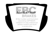 Cargar imagen en el visor de la galería, EBC 66-74 Lotus Elan 1.6 Greenstuff Rear Brake Pads