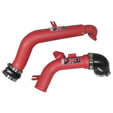 Cargar imagen en el visor de la galería, Injen 11-14 Nissan Juke 1.6L Nismo Turbo Upper Intercooler Piping Kit - Wrinkle Red