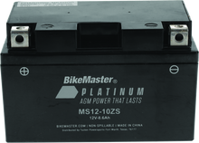 Load image into Gallery viewer, BikeMaster AGM Battery - MS12-10ZS