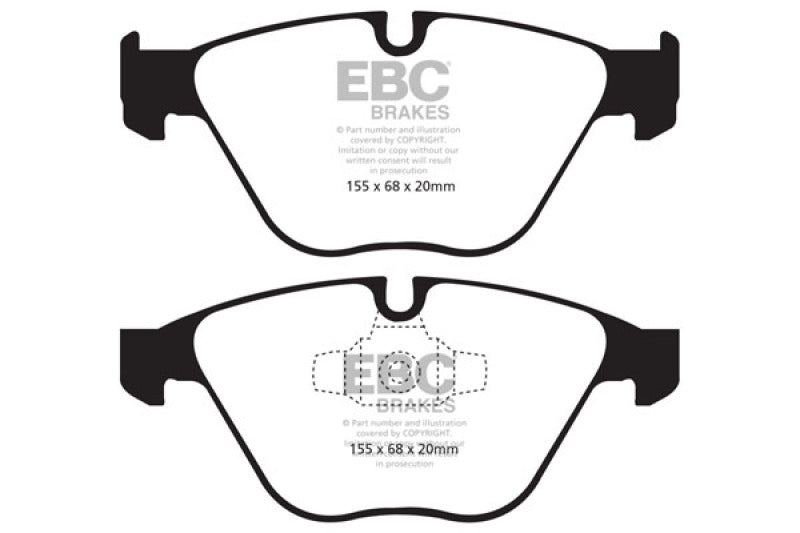 EBC 13+ BMW X1 2.0 Turbo (28i) Redstuff Front Brake Pads