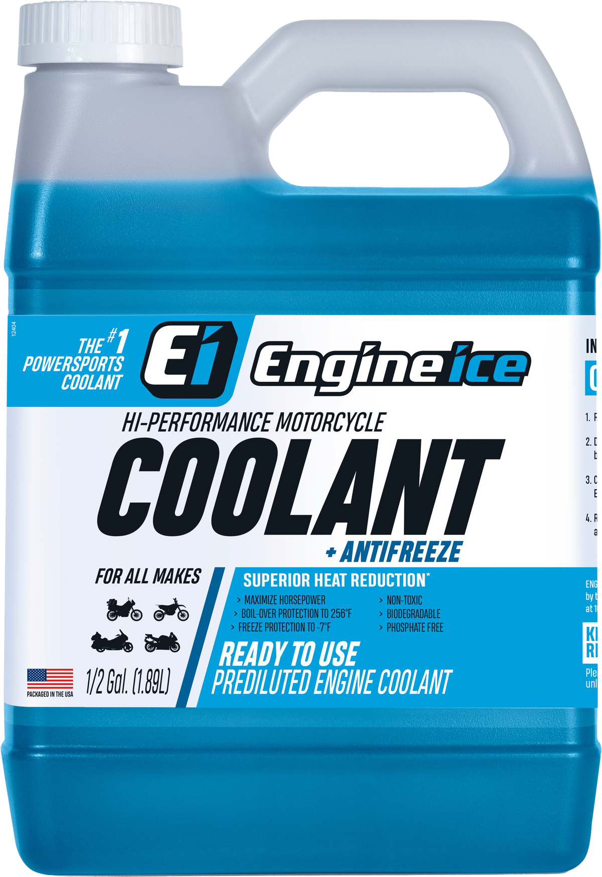 Engine ICE HI-Performance Coolant 1/2 GAL (10850 1/2 GAL)