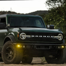 Cargar imagen en el visor de la galería, Baja Designs 21-22 Ford Bronco w/Steel Bumper S2 SAE Sportsmen Fog Pkt Light Kit w/Upfitter - Clear