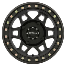 Cargar imagen en el visor de la galería, Method MR405 UTV Beadlock 15x7 / 4+3/13mm Offset / 4x136 / 106mm CB Matte Black Wheel