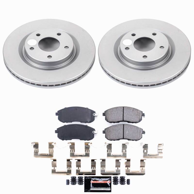 Power Stop 17-18 Nissan Sentra Front Z23 Coated Brake Kit