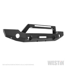 Cargar imagen en el visor de la galería, Westin 18-20 Jeep Wrangler WJ2 Full Width Front Bumper w/LED Light Bar Mount Textured Black