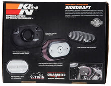 Load image into Gallery viewer, K&amp;N Street Metal Intake System for 12-16 Harley Davidson Road King 103cl Side Draft Touring