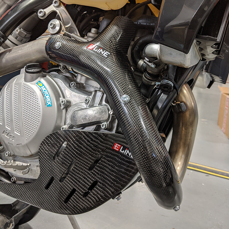 E-Line Accessories Carbon Fiber Skid Plates HUS/KTM (MSP50020)