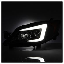 Cargar imagen en el visor de la galería, Spyder Subaru WRX 08-09 Projector Headlights - Halogen Model Only - Black PRO-YD-SWRX08-LBDRL-BK