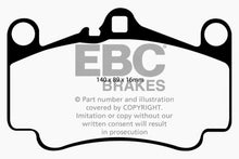 Cargar imagen en el visor de la galería, EBC 03-05 Porsche 911 (996) (Cast Iron Rotor only) 3.6 Carrera 4S Yellowstuff Front Brake Pads