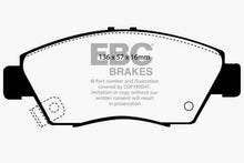 Cargar imagen en el visor de la galería, EBC 12 Acura ILX 1.5 Hybrid Greenstuff Front Brake Pads