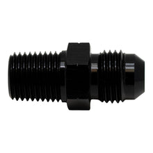 Load image into Gallery viewer, DeatschWerks 6AN Male Flare to 1/4in Male NPT Adapter - Anodized Matte Black