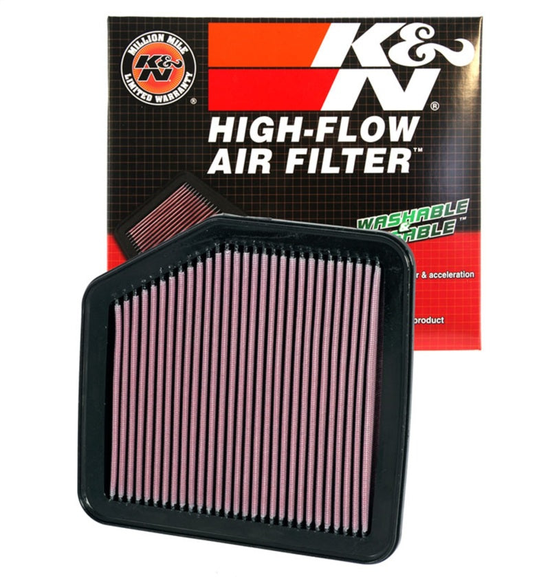 K&N 33-2345 Replacement Air Filter — Fits 2006-2013 Lexus IS250/IS350 & 2007-2011 GS350