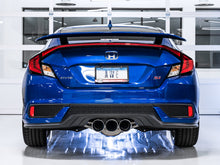 Cargar imagen en el visor de la galería, AWE Tuning 2016+ Honda Civic Si Touring Edition Exhaust w/Front Pipe &amp; Triple Chrome Silver Tips