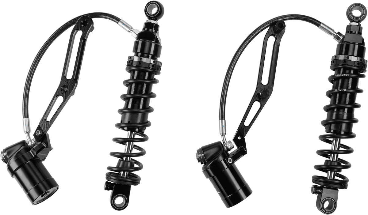Harddrive Touring Remote RES Shocks 14" STD Weight Billet Bracket (R0800235-1)