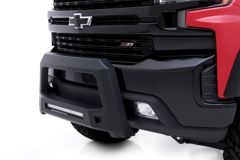 Defensa delantera Lund Revolution para Chevrolet/GMC Silverado/Sierra 1500 19-22, color negro