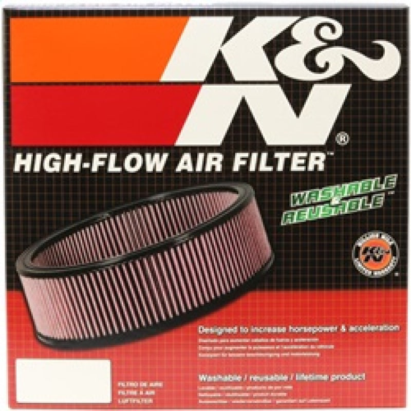 K&N Custom Air Filter - Oval - 11.5in O/S L x 8.125in O/S W x 2in H