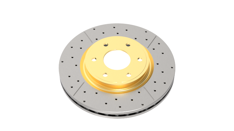 DBA 97-04 Corvette C5/C6 Front Drilled & Slotted Street Series Rotor