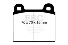 Load image into Gallery viewer, EBC 68-72 Alfa Romeo 1750 1.75 Greenstuff Front Brake Pads