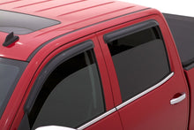 Cargar imagen en el visor de la galería, AVS 15-18 Chevy Silverado 2500 Crew Cab Ventvisor Outside Mount Window Deflectors 4pc - Smoke