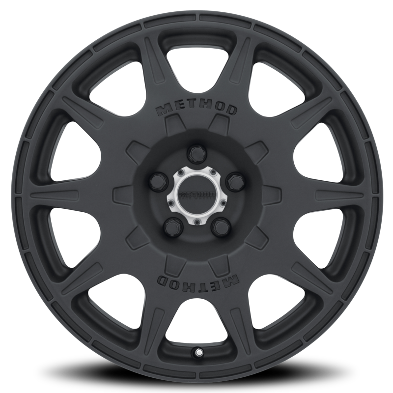 Method MR502 RALLY 18x8 +38mm 5x4.5 CB 67.1mm Matte Black Wheel — Fits Various Vehicles