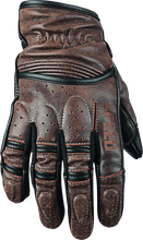 Cargar imagen en el visor de la galería, Guantes de cuero Speed ​​and Strength Rust and Redemption de color marrón, talla pequeña