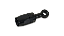 Cargar imagen en el visor de la galería, Vibrant -8AN Banjo Hose End Fitting for use with M12 or 7/16in Banjo Bolt - Aluminum Black