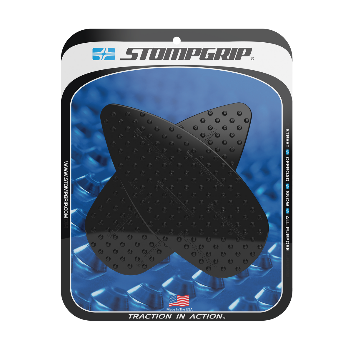 Stompgrip Tank PAD KIT Volcano Black APR (55-10-0181B)