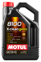 Cargar imagen en el visor de la galería, Motul 5L Synthetic Engine Oil 8100 X-CLEAN Gen 2 5W40