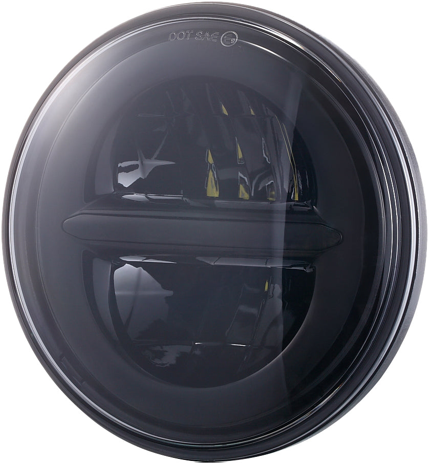 Pathfinder Classic LED Headlight 5.75" w/DRL Black (HD5CLB)
