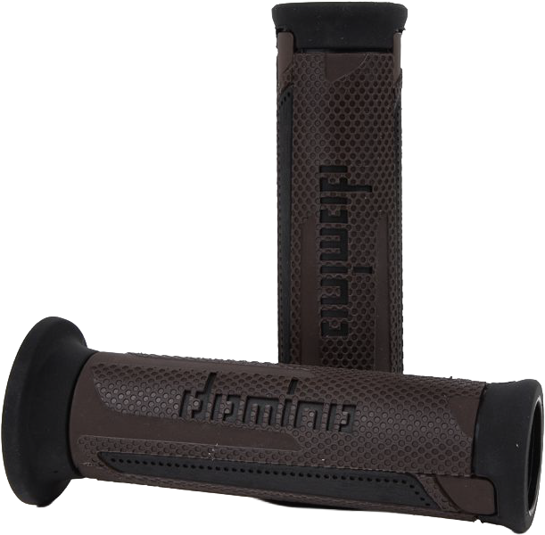 Domino Racing A350 Turismo Grips Brown/Black Pair (A35041C4063C7-0)