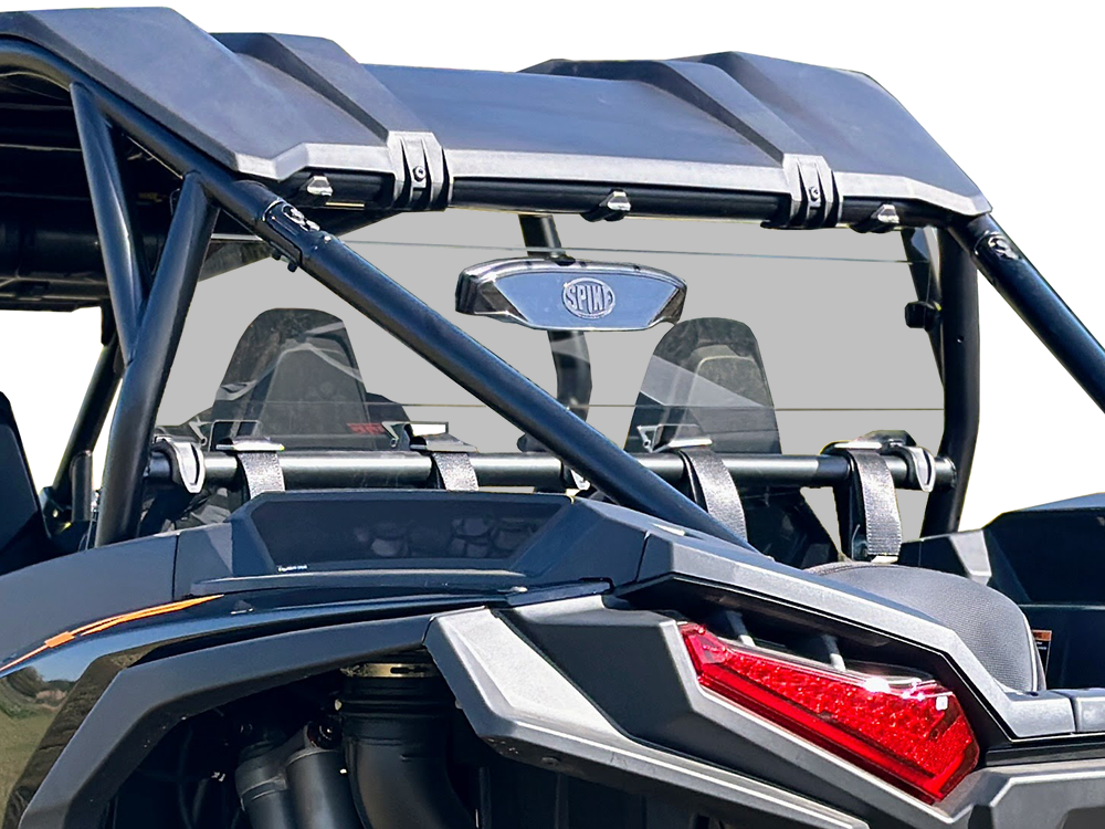 Spike Rear Vented Windshield Tinted Polaris RZR XP (78-4800-R-T)