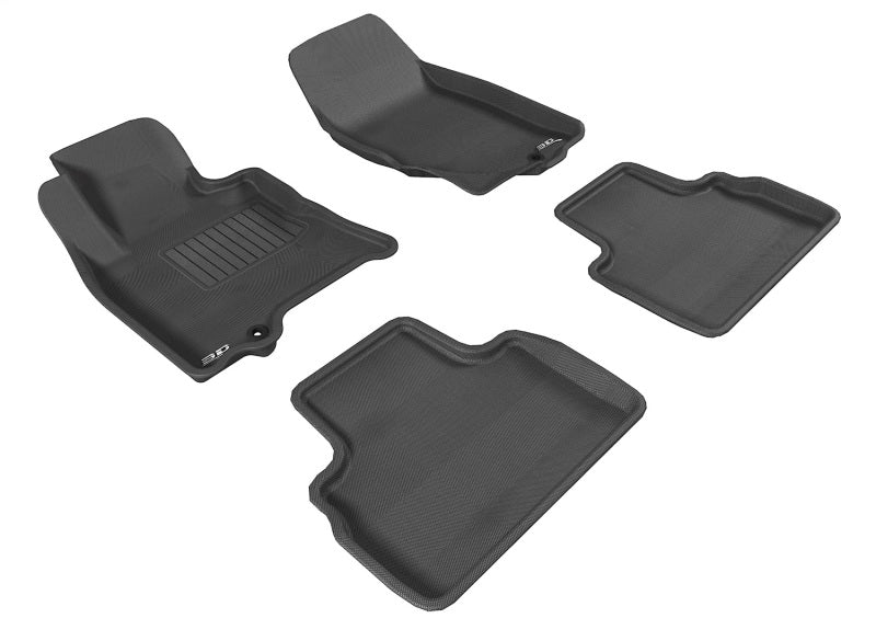 3D MAXpider 09-17 Infiniti QX70 / FX35 / QX50 / QX50S Kagu Black Full Set